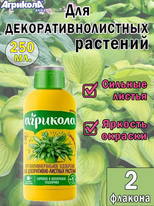 Аква для декоративнолистных 250 мл